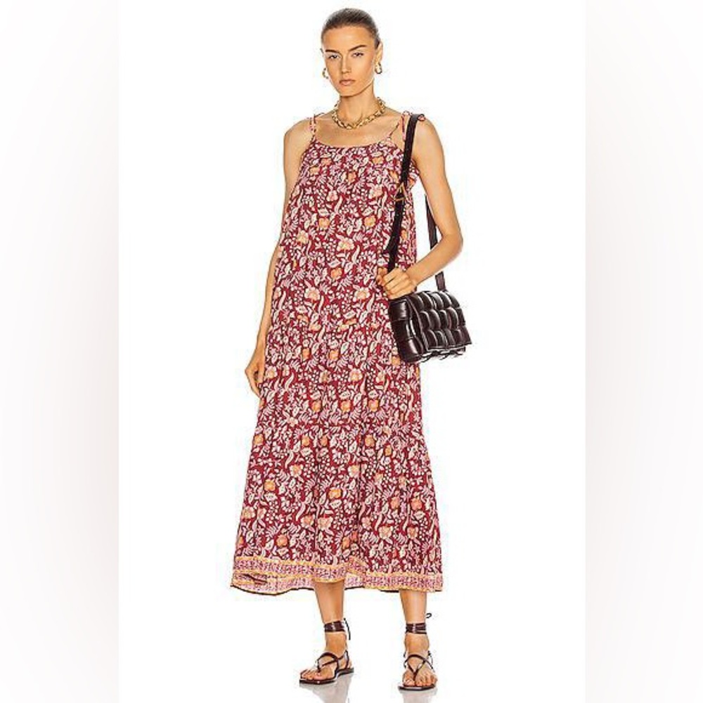 NWT Natalie Martin Melanie Dress in Merlot 100% silk size S